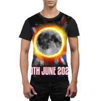 Total Partial Eclipse Shirt June 10 Uk British Lun Graphic T-shirt | Artistshot