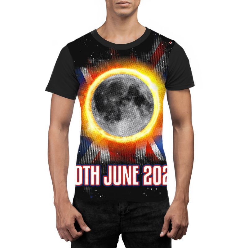 Total Partial Eclipse Shirt June 10 Uk British Lun Graphic T-shirt by MenachemArteaga | Artistshot