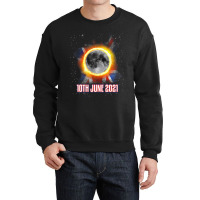 Total Partial Eclipse Shirt June 10 Uk British Lun Crewneck Sweatshirt | Artistshot