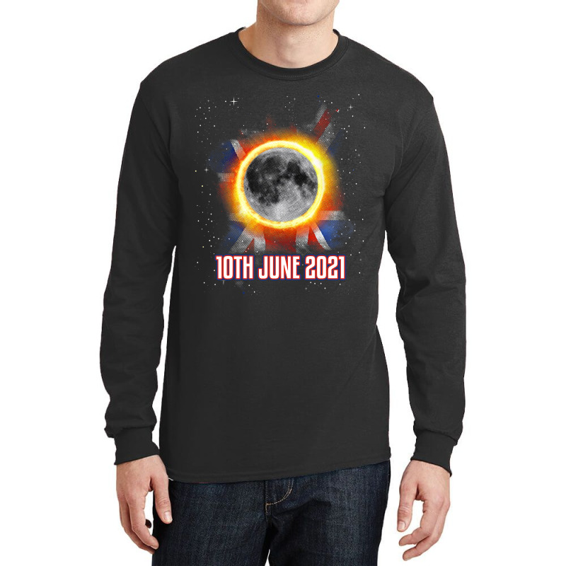 Total Partial Eclipse Shirt June 10 Uk British Lun Long Sleeve Shirts by MenachemArteaga | Artistshot