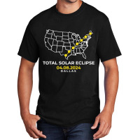 Totality Solar Eclipse Dallas Basic T-shirt | Artistshot