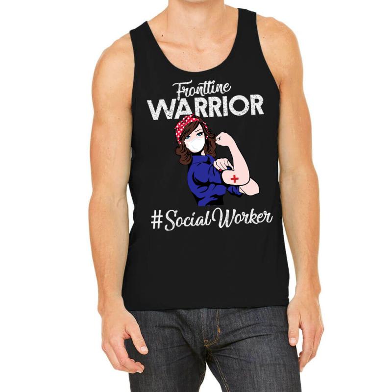 Vintage Frontline Warrior Social Worker Xmas For W Tank Top | Artistshot