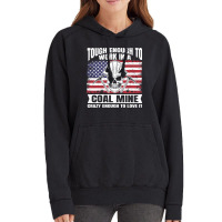 Usa Flag Coalminer Coal Miner Coal Mining 2 Vintage Hoodie | Artistshot