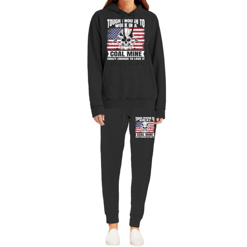 Usa Flag Coalminer Coal Miner Coal Mining 2 Hoodie & Jogger set by CalliopEasley | Artistshot