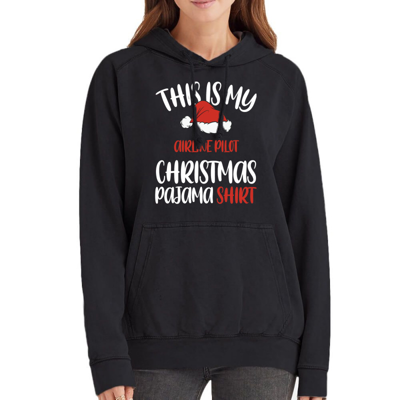 This Is My Airline Pilot Christmas Pajama Shirt Sa Vintage Hoodie | Artistshot