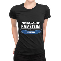 Us Air Base Ramstein Germany Us Air Force Ladies Fitted T-shirt | Artistshot