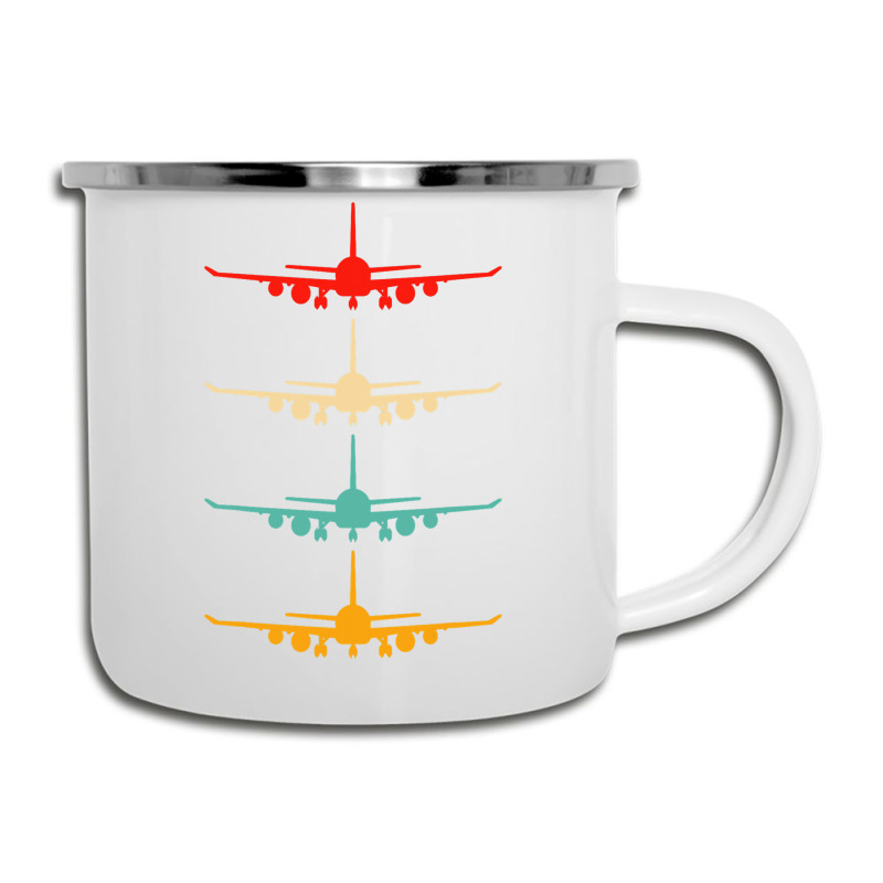 Vintage Aviation Airplane Flying Airline Funny Vin Camper Cup | Artistshot