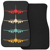 Vintage Aviation Airplane Flying Airline Funny Vin Front Car Mat | Artistshot