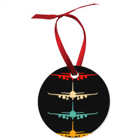 Vintage Aviation Airplane Flying Airline Funny Vin Ornament | Artistshot