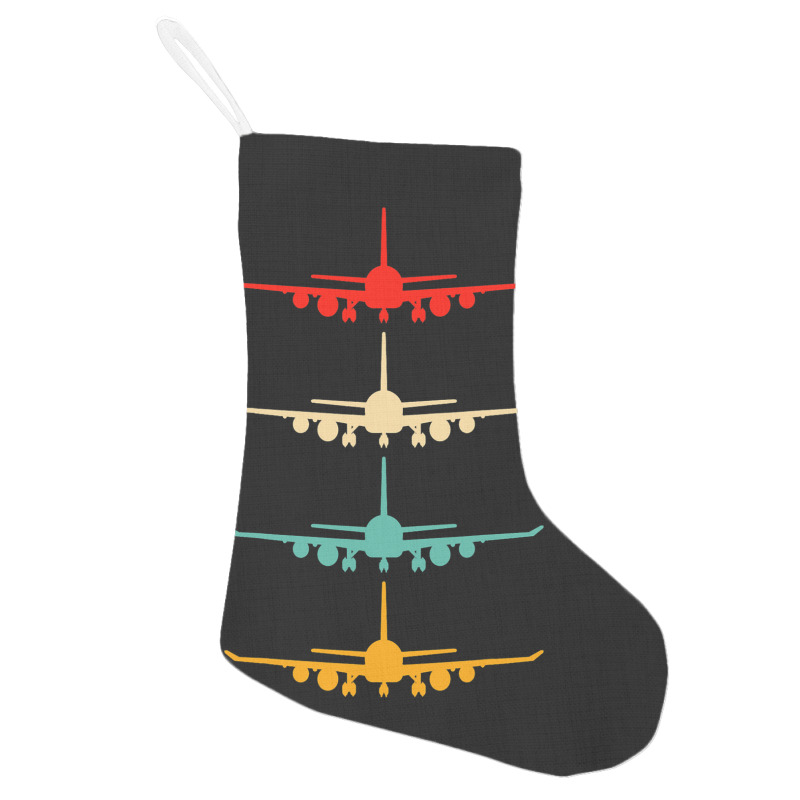 Vintage Aviation Airplane Flying Airline Funny Vin Holiday Stocking | Artistshot