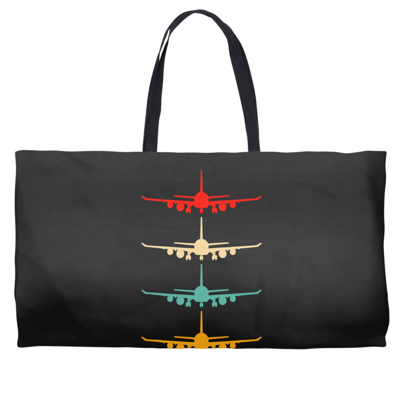 Vintage Aviation Airplane Flying Airline Funny Vin Weekender Totes | Artistshot