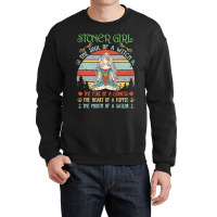 Stoner Girl Soul Of A Witch Mouth Of A Sailor Crewneck Sweatshirt | Artistshot