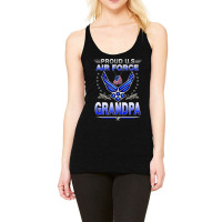 Us Air Force Proud Us Air Force Proud Grandpa Air  Racerback Tank | Artistshot