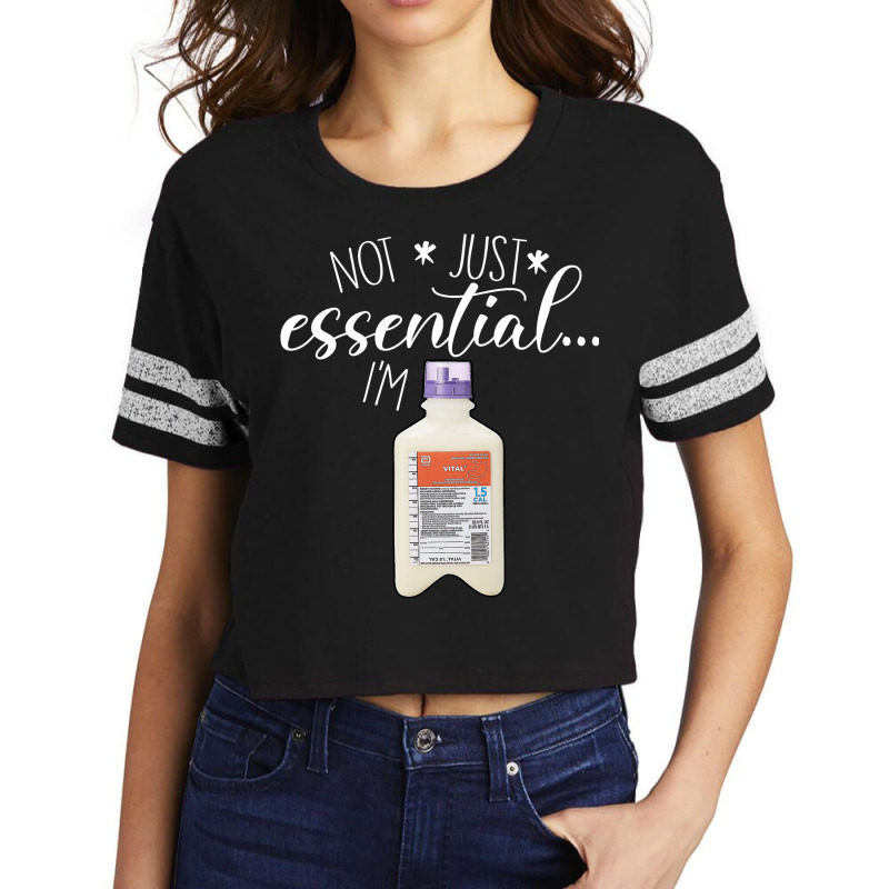 Vital Af Funny Nurse Dietician Rd Rn Critical Care Scorecard Crop Tee by GreySchrade | Artistshot