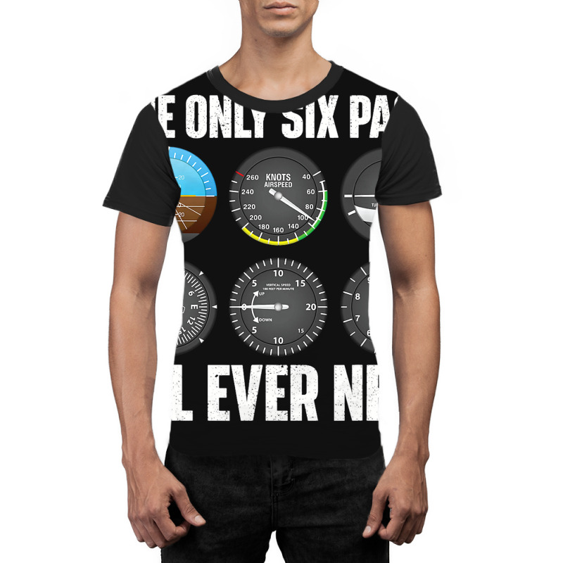 The Only Six Pack Ill Ever Need Airline Pilot Plan Graphic T-shirt | Artistshot