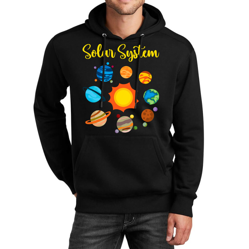 Solar System Planet Sun Stars Science Space Explor Unisex Hoodie | Artistshot