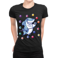 Shark Billiard Player I Pool Billiard I Snooker I  Ladies Fitted T-shirt | Artistshot