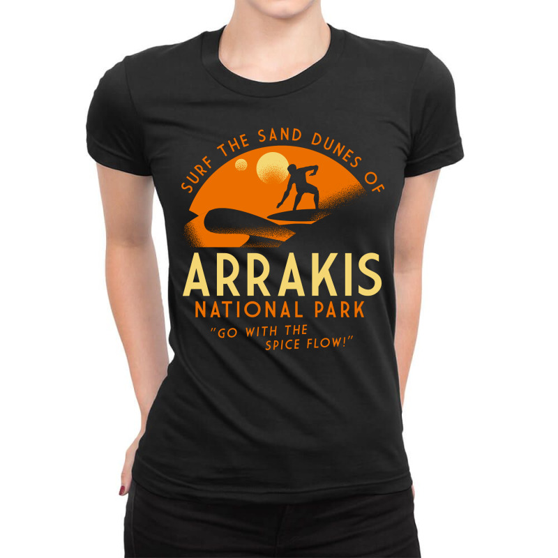 Arrakis National Park Ladies Fitted T-Shirt by dortch | Artistshot