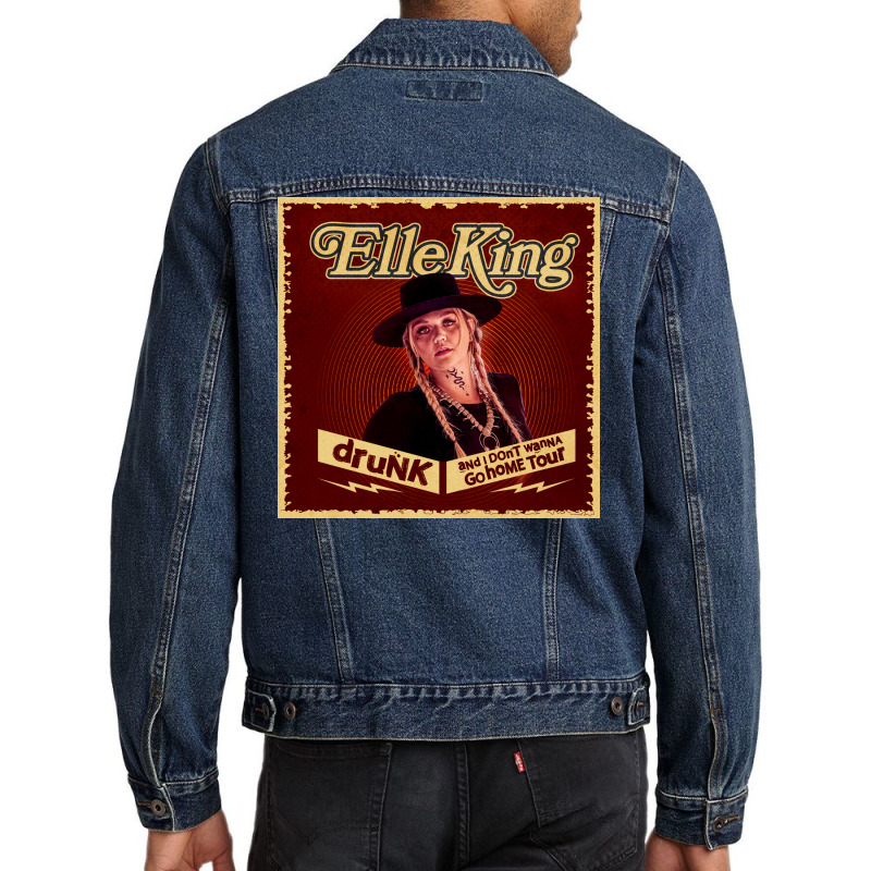 Pretty Elle King - Drunk And Don't Wanna Go Home Tour 2022 Men Denim Jacket by denrayakonare | Artistshot