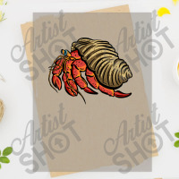 Big Red Hermit Crab Cartoon Illustration Stars Dtf Transfer | Artistshot