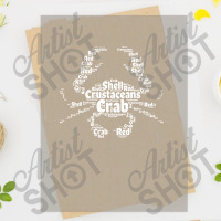 Crab Shape Filled With Words Nostalgia Dtf Transfer | Artistshot