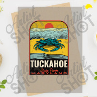 Tuckahoe State Park Md Vintage Travel Yellow Dtf Transfer | Artistshot