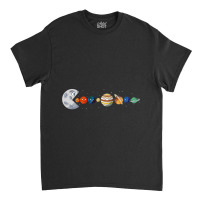 Solarsystem Planets Astrology Science Moon Classic T-shirt | Artistshot