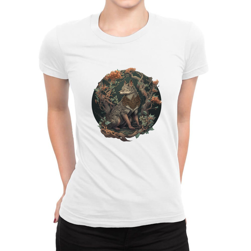 Mythology Fantasy Ladies Fitted T-Shirt by bulanmar | Artistshot