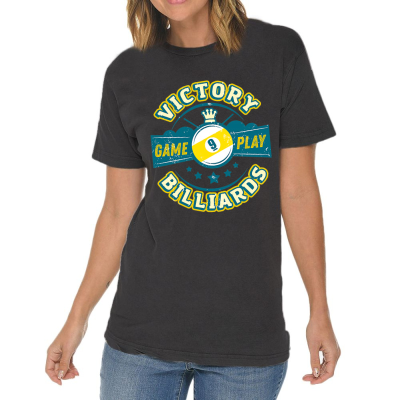 Victory Billiards Vintage T-shirt | Artistshot