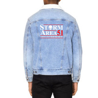 Storm Area 51 2 Unisex Sherpa-lined Denim Jacket | Artistshot