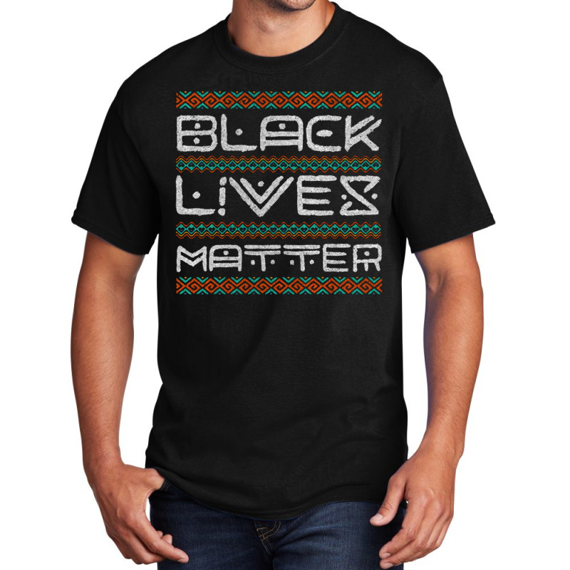 Black Lives Matter Africa Lettering Gift   Black Lives Matter Politica Basic T-shirt by loomcnultys | Artistshot