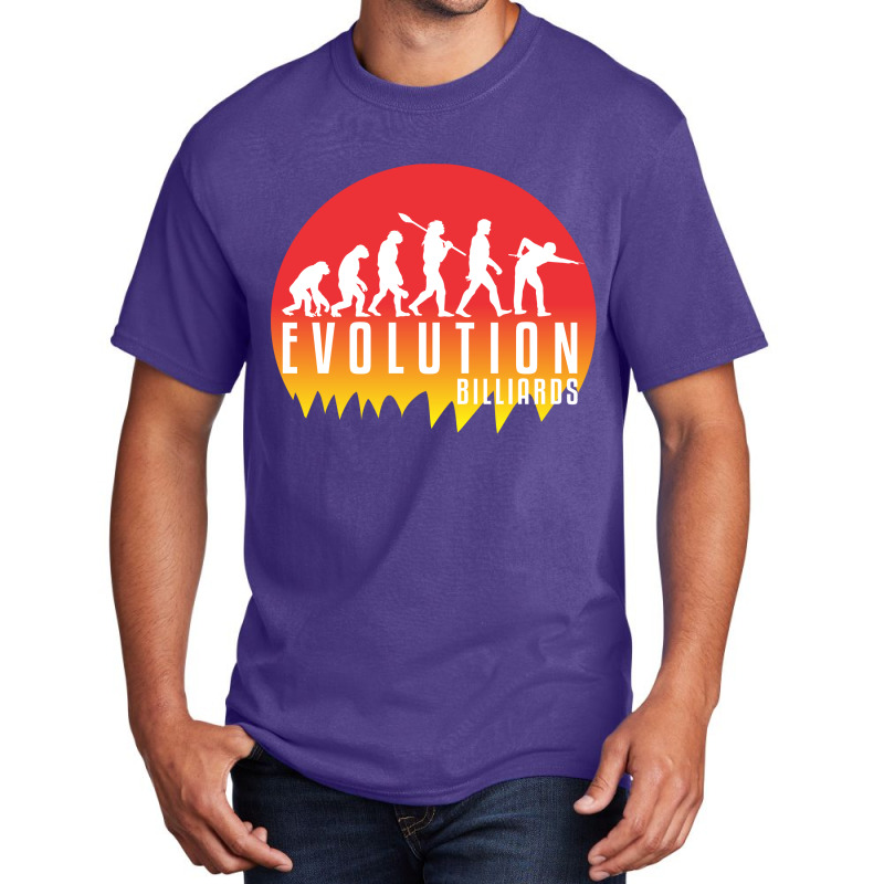 Billiards Evolution Basic T-shirt | Artistshot