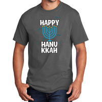 Happy Hanukkah Basic T-shirt | Artistshot