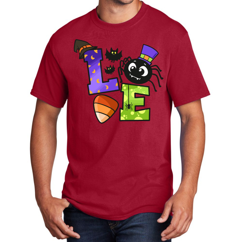 Love Halloween Basic T-shirt by haydar | Artistshot