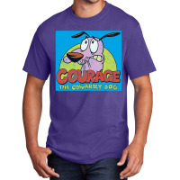 Courage The Cowardly Dog, Colorful Courage, Basic T-shirt | Artistshot