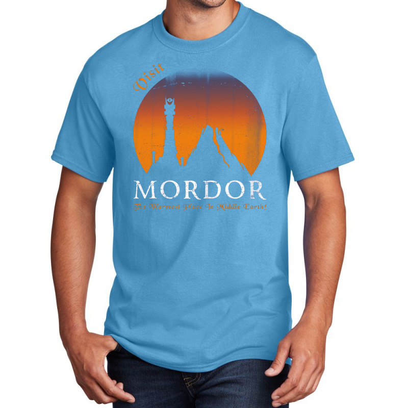 Visit Mordor,mordor Basic T-shirt by creepysatan | Artistshot