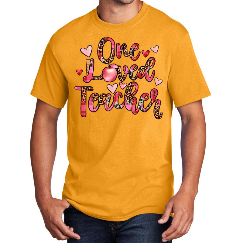 One Loved Teacher Basic T-shirt | Artistshot