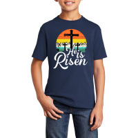 He Is Risen Jesus Basic Youth T-shirt | Artistshot