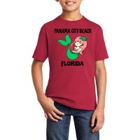 Panama City Beach Cute Mermaid Basic Youth T-shirt | Artistshot