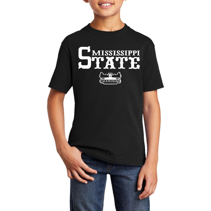 Mississippi State Champs Basic Youth T-shirt by ShopYes | Artistshot