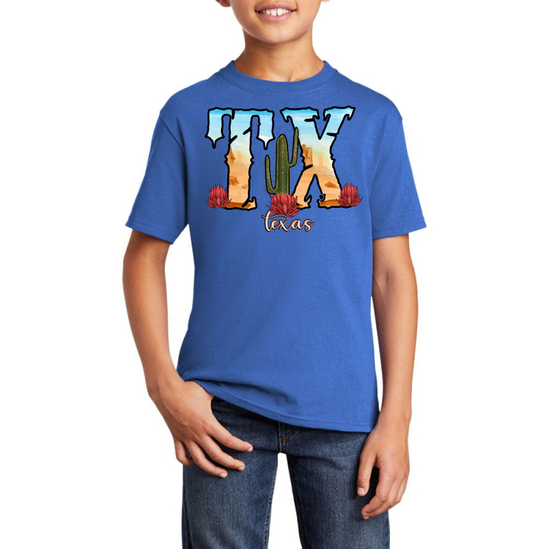 Texas Cactus Basic Youth T-shirt | Artistshot