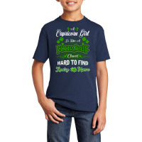 Capricorn Girl Is Like A Fourleaf Clover Hard To Find Lucky To Have Basic Youth T-shirt | Artistshot