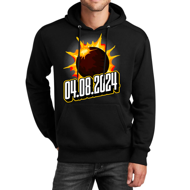 Us Total Partial Eclipse Usa American Totality 04. Unisex Hoodie by JanChao | Artistshot