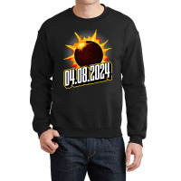 Us Total Partial Eclipse Usa American Totality 04. Crewneck Sweatshirt | Artistshot