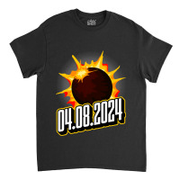 Us Total Partial Eclipse Usa American Totality 04. Classic T-shirt | Artistshot