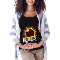 Us Total Partial Eclipse Usa American Totality 04. Maternity Scoop Neck T-shirt | Artistshot