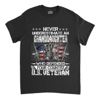 Us Veteran Granddaughter Veterans Day Us Patriot P Classic T-shirt | Artistshot