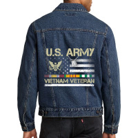 Vietnam Veteran Shirt Us Army Veteran Day Women Me Men Denim Jacket | Artistshot