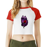 Crystal 1 Raglan Crop Top | Artistshot