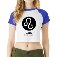 Leo Horoscope Raglan Crop Top | Artistshot